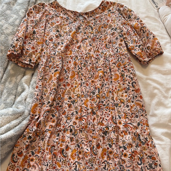Old Navy Other - Old Navy Floral Kids Dress - Pink and Orange